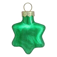 Whitehurst 56ct. 2" Shiny Green Glass Star Ornaments