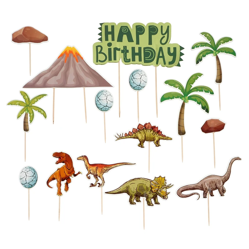 Dinosaur Birthday Cake Topper Set by Celebrate It®