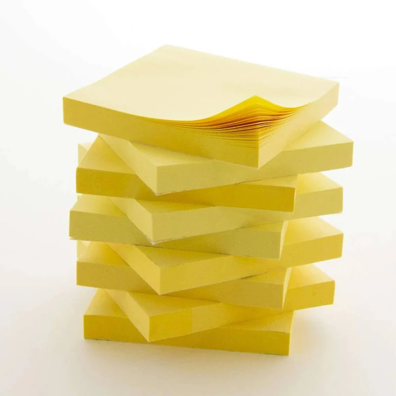 BAZIC Products® 3" x 3" Yellow Sticky Notes, 36 Pads of 100