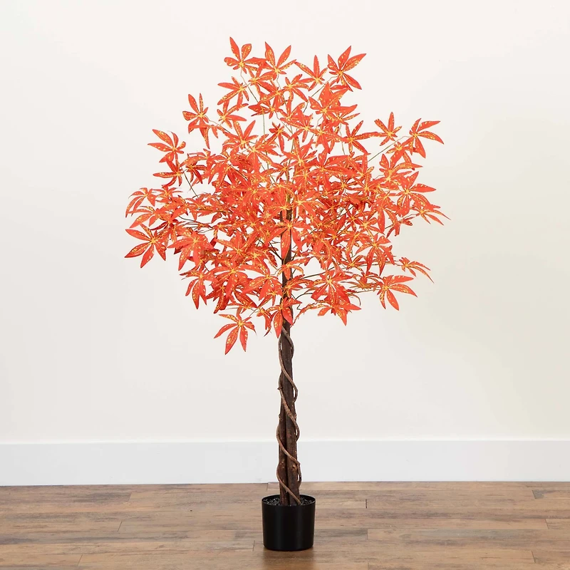 4ft. Autumn Vibrant Maple Artificial Fall Tree