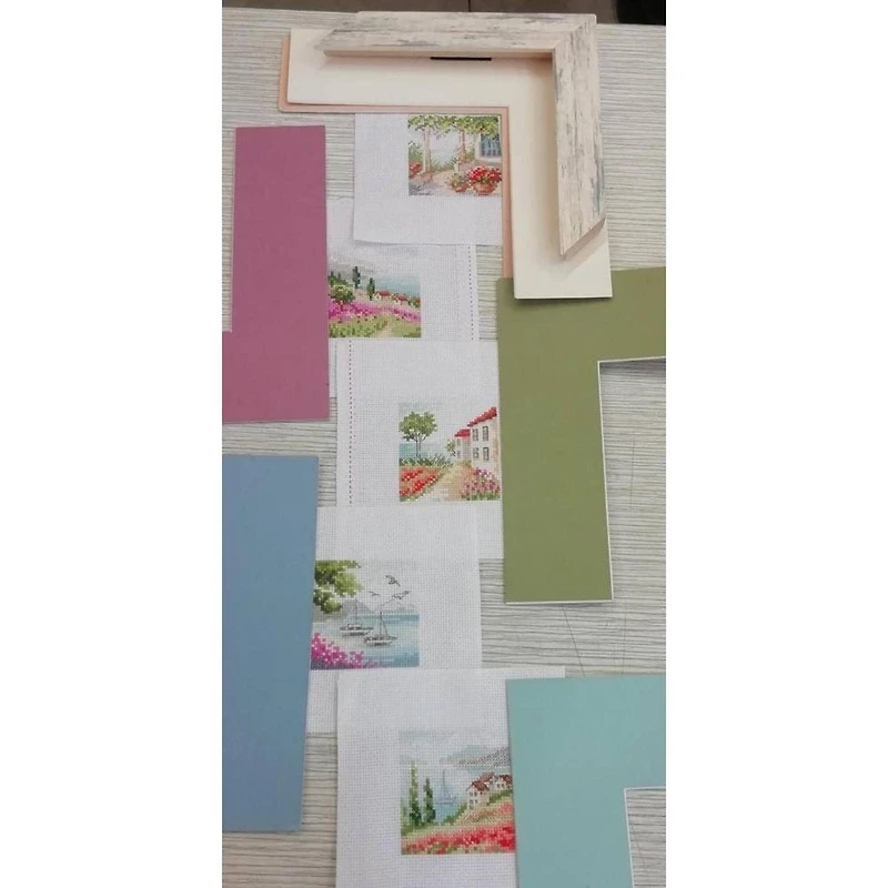 Alisa Lavender At The Sea Cross Stitch Kit