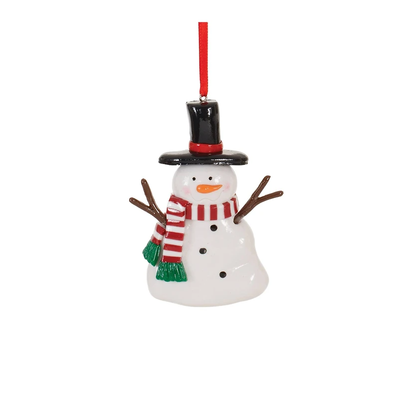 Clay Dough Snowman Ornament Set