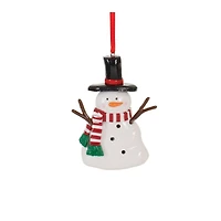 Clay Dough Snowman Ornament Set