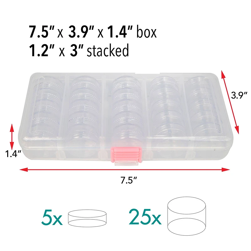 The Beadsmith® 7.5'' x 4'' x 1.5'' Stack Container Org Box