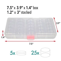 The Beadsmith® 7.5'' x 4'' x 1.5'' Stack Container Org Box