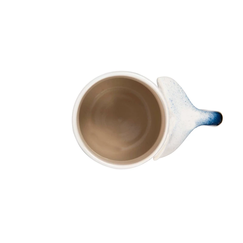 Hello Honey® Ceramic Mugs with Whale Tail Shaped Handle, 3ct.