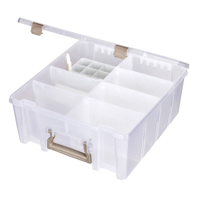ArtBin® Double Deep With Accessory Tray & Dividers Super Satchel Box