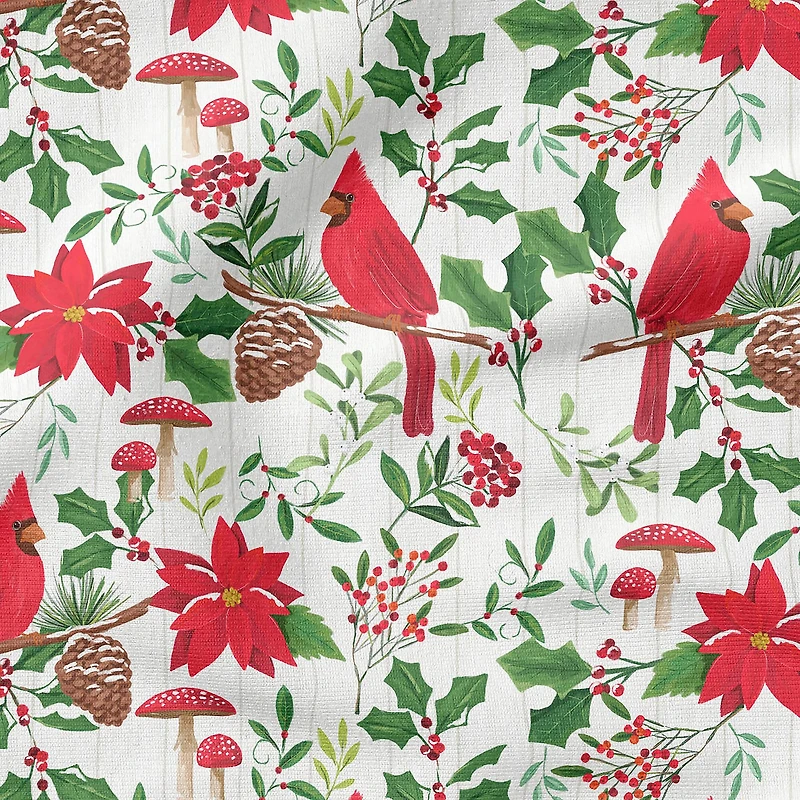 Fabric Editions Cardinals Cotton Fabric