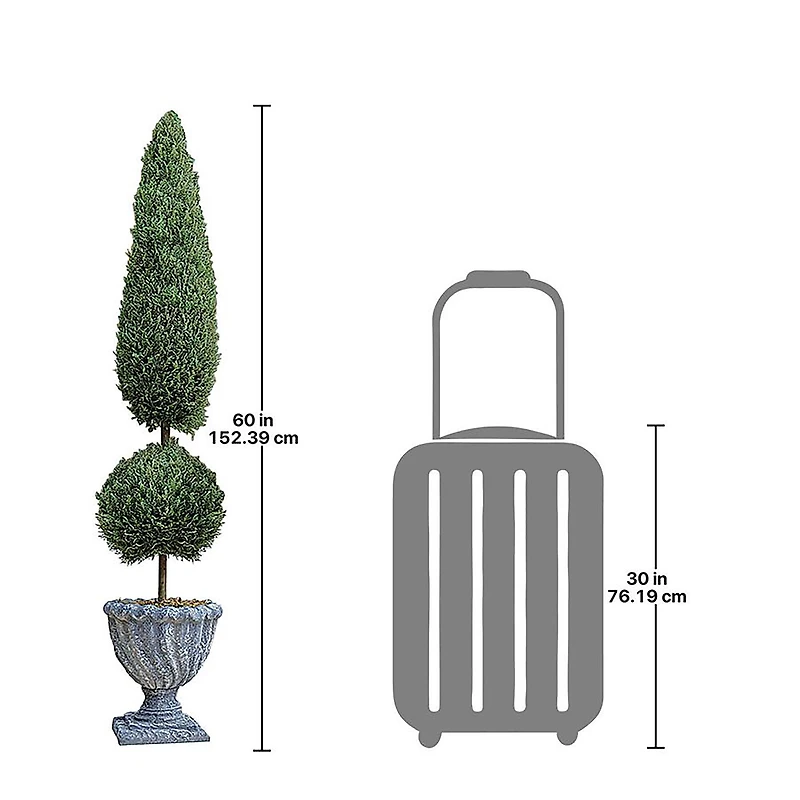 Design Toscano 5ft. Classic Topiary Tree