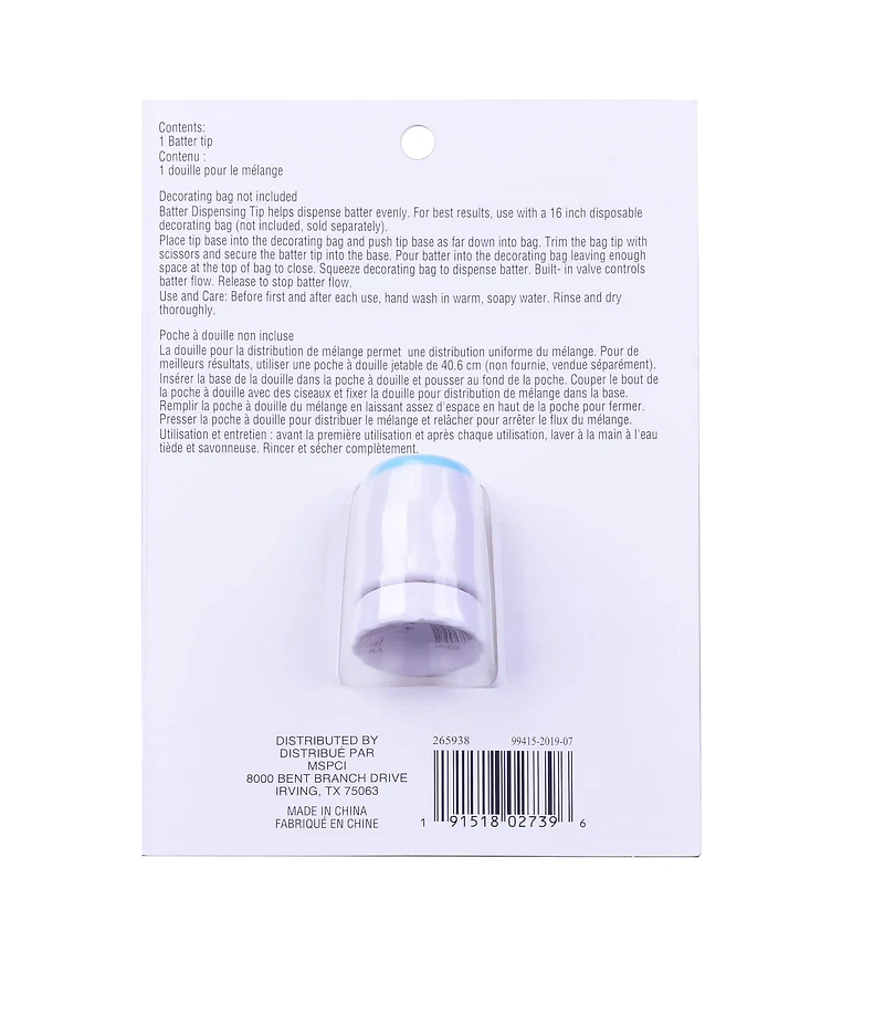 Perfect Fill Batter Dispenser Tip by Celebrate It®