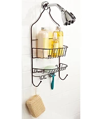 Bath Bliss Bronze Contoured Head Design Shower Caddy