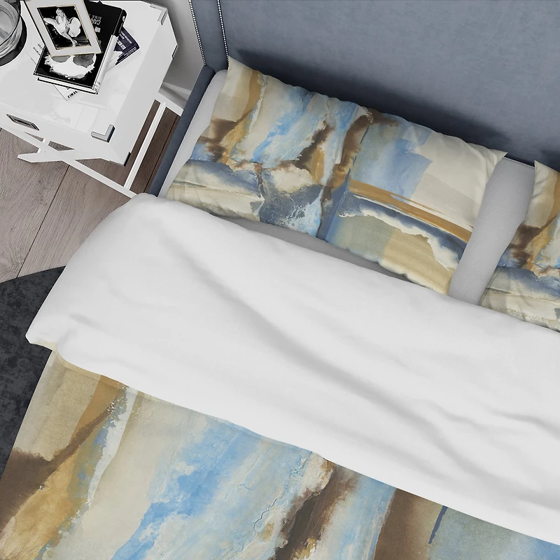 Designart 'River Run II' Geometric Bedding Set