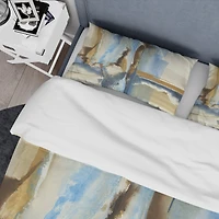 Designart 'River Run II' Geometric Bedding Set