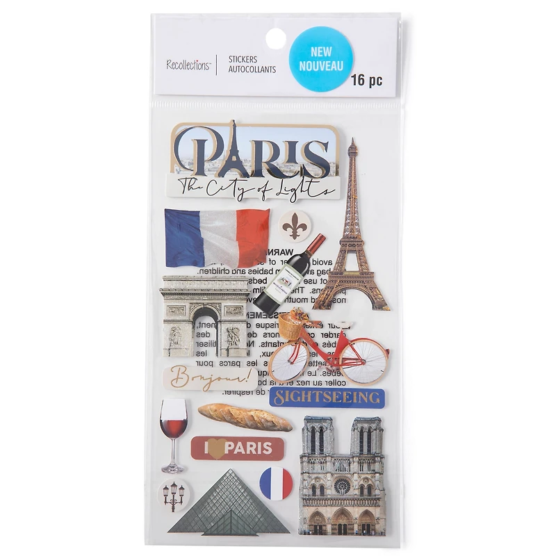 Paris Dimensional Stickers by Recollections™