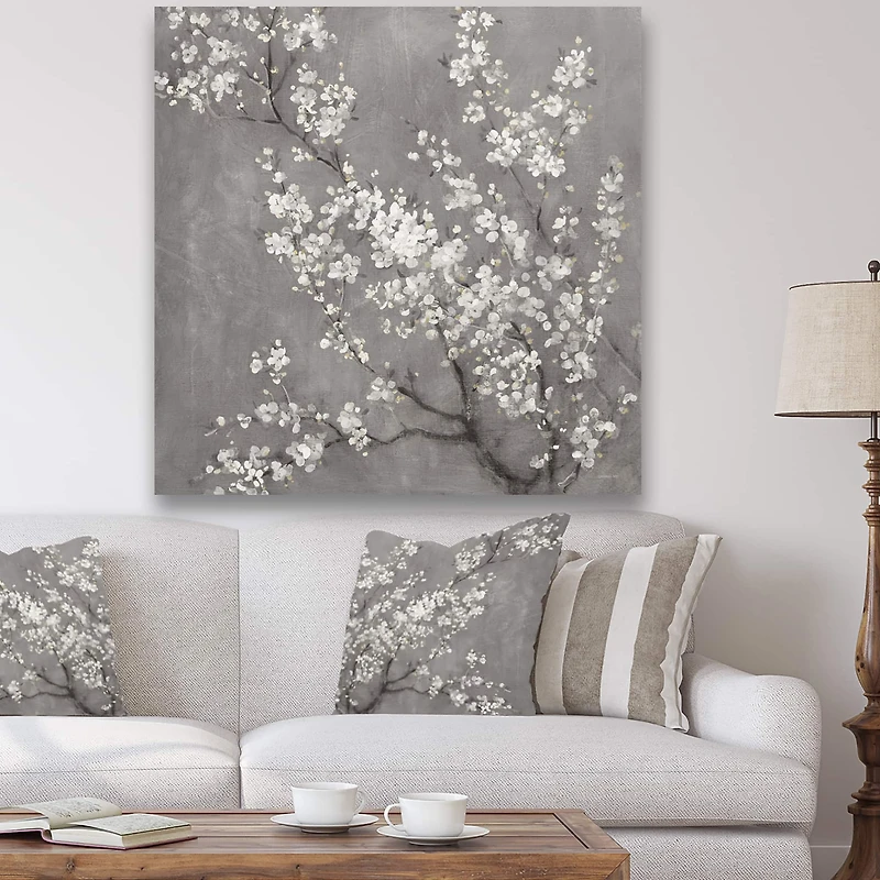 Designart - White Cherry Blossoms II