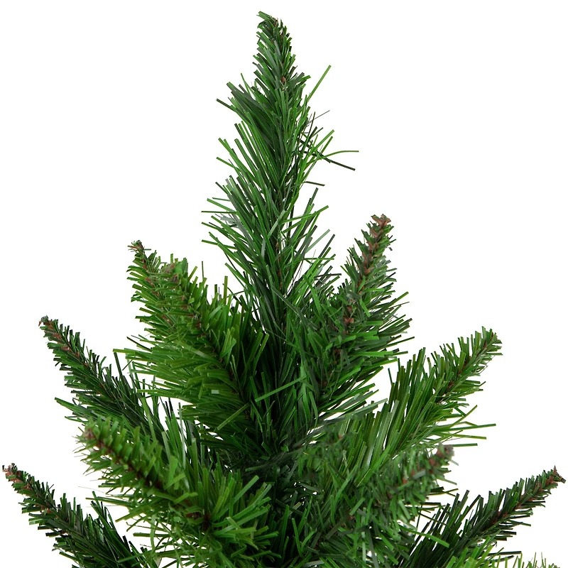 24" Unlit Mini Balsam Pine Artificial Christmas Tree in Burlap Base