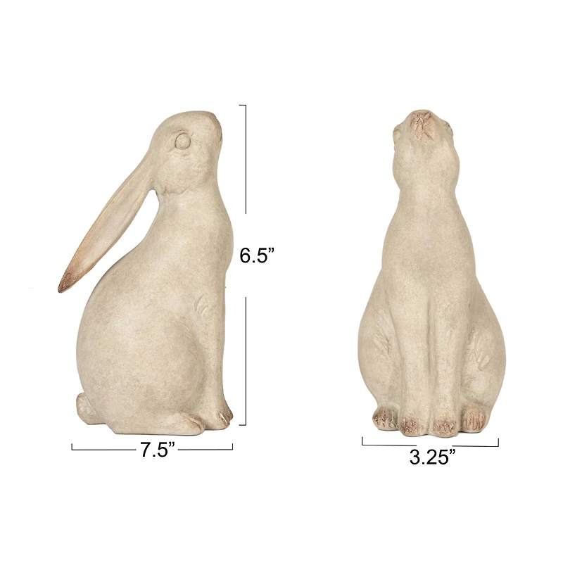 Hello Honey® 6.5" Charming Rabbit Bookend Set