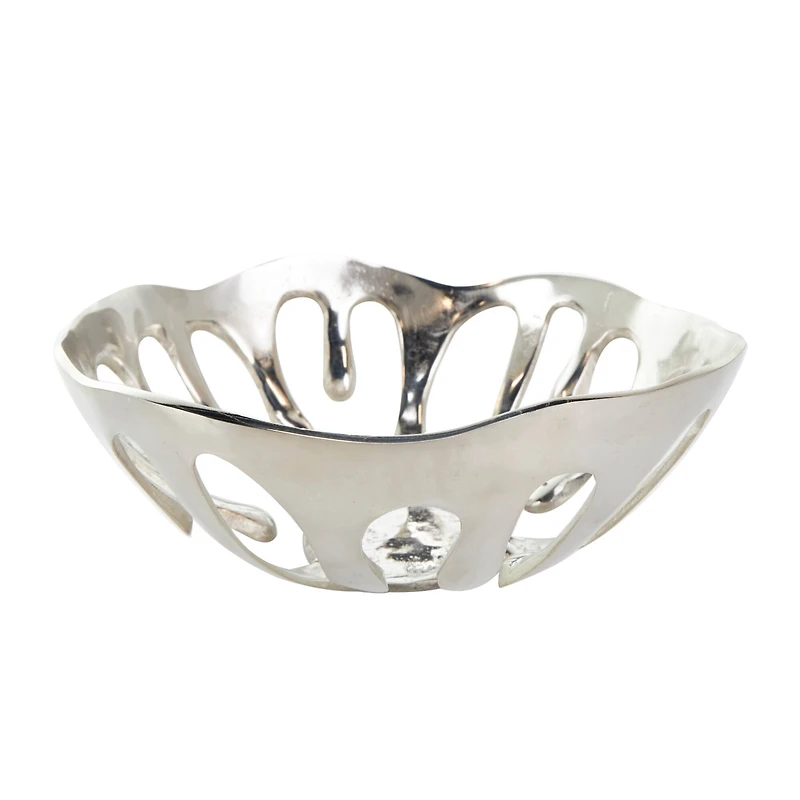 Aluminum Drip Decorative Bowl Set with Open Frame Design