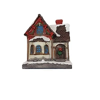 Wizardi 3.9" White House Christmas Village Décor