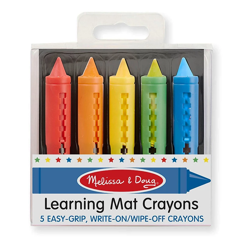 Melissa & Doug® Learning Mat Crayons, 12 Packs of 5