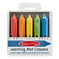 Melissa & Doug® Learning Mat Crayons, 12 Packs of 5