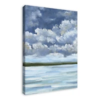 Calm Beach Coast 24" x 36" Canvas Wall Art