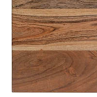 Hello Honey® 16" Natural Acacia & Mango Wood Rectangular Cheese & Cutting Board