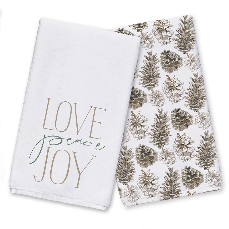 Love, Peace & Joy Tea Towel Set