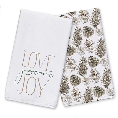 Love, Peace & Joy Tea Towel Set