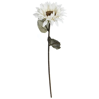26" White Sunflower Stem by Ashland®