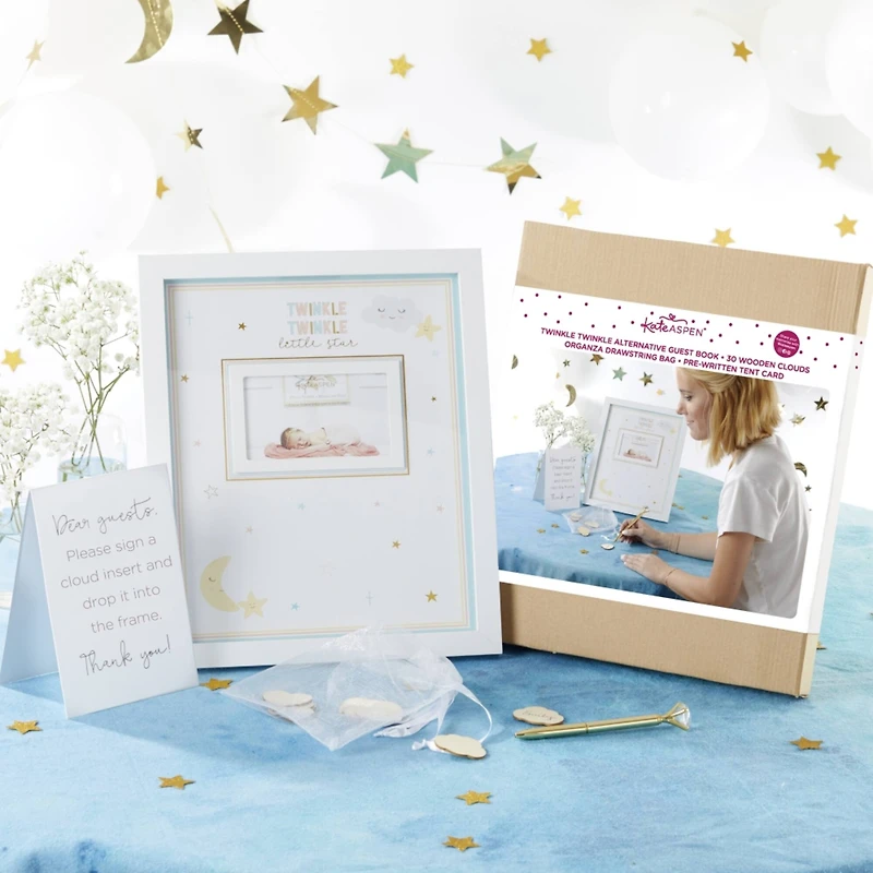 Kate Aspen® Twinkle Twinkle Baby Shower Guest Book Alternative