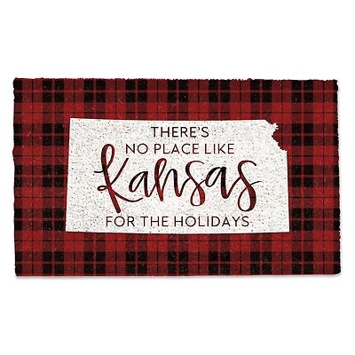 Kansas for the Holidays Doormat