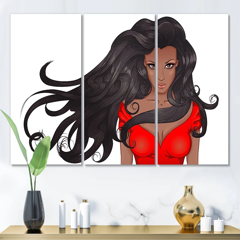 Designart - Portrait of African American Woman XIV