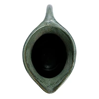 Hello Honey® 9" Matte Teal Round Stoneware Pitcher