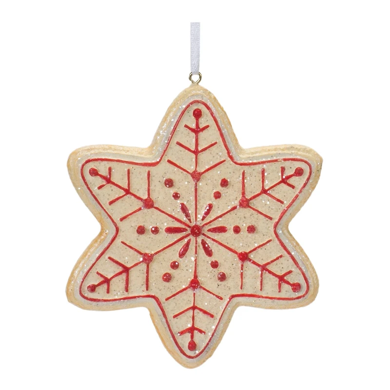 Gingerbread Snowflake Cookie Ornament Set