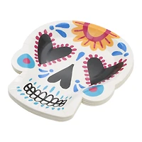 7" Sugar Skull Shaped Paper Plates, 12ct. by Ashland®