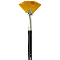 Connoisseur® Gold Taklon Long Handle Fan Brush, Size 6