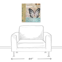 Monarch Midday Flight 20" x 20" Canvas Wall Art