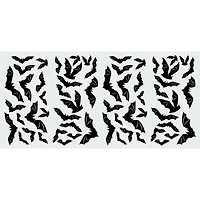 RoomMates Halloween Black Bats Peel & Stick Wall Decals