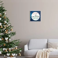 Stupell Industries Ice Skating Christmas Snow Scene Wall Art