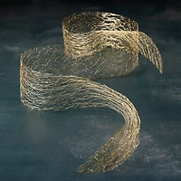 2.5" x 10yd. Gold Mesh Ribbon by Celebrate It® Classic