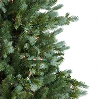 6ft. Pre-Lit Blue Spruce Medium Artificial Christmas Tree, Clear Lights