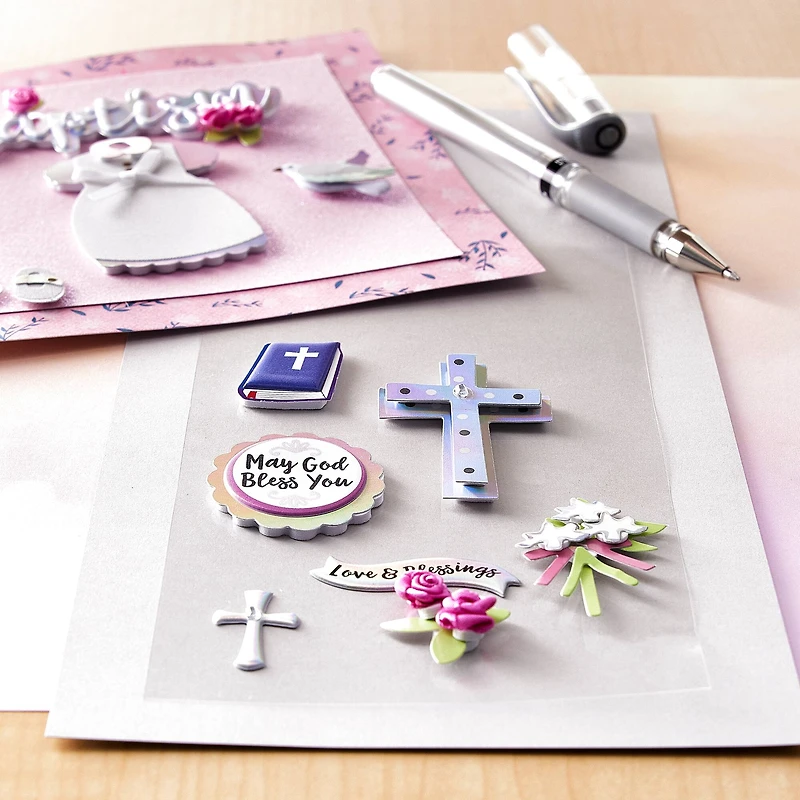 Baptism Dimensional Stickers by Recollections™