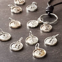 12 Packs: 26 ct. (312 total) Round Alphabet Charms by Bead Landing™
