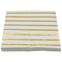 Gold Stripes Lunch Napkins, 20ct. by Celebrate It™