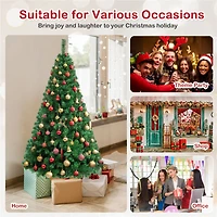 Costway 6ft. Unlit Green Artificial Christmas Tree