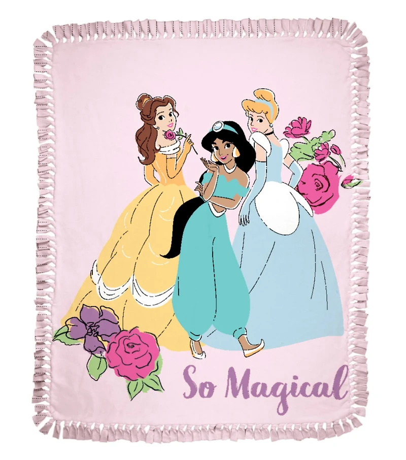 Disney® Princess 48" So Magical No Sew Fleece Throw Kit