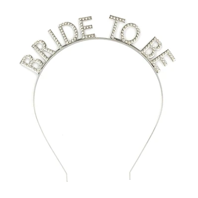 Silver Bride to Be Headband by Celebrate It™