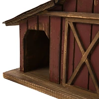 Glitzhome® 20.67" Extra-Large Rustic Wood Barn Birdhouse