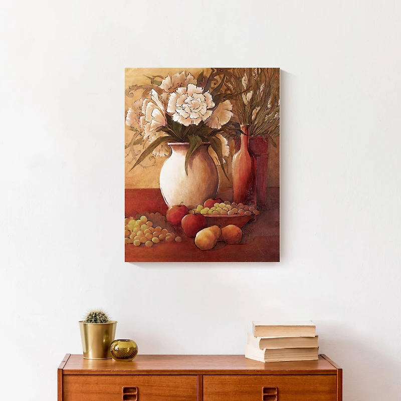 Magnolia Still Life 16" x 20" Canvas Wall Art